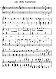 Аллегро: Тема, для фортепиано by Вольфганг Амадей Моцарт