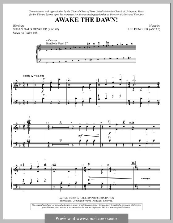 Awake The Dawn!: Awake The Dawn! by Lee Dengler