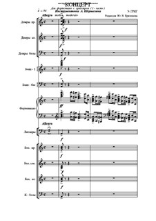 Концерт для фортепиано с оркестром ля минор, Op.16: Часть I, для фортепиано и народных инструментов by Эдвард Григ