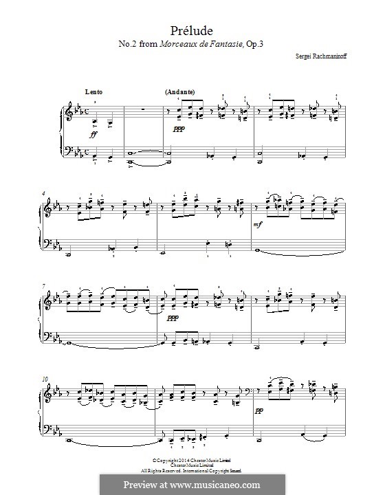 No.2 Прелюдия: Для фортепиано by Сергей Рахманинов