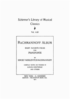 Семь салонных пьес, Op.10: No.2 Вальс by Сергей Рахманинов