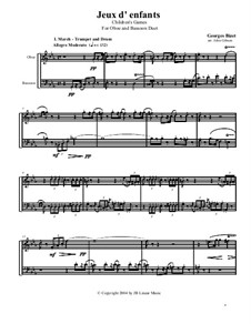 Все пьесы: For oboe and bassoon duet by Жорж Бизе