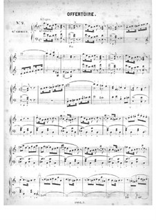 Пятьдесят пьес для органа, Op.24: No.2 Офферторий до мажор by Эдуар Батисте