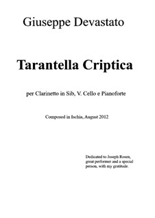 Tarantella Criptica: Tarantella Criptica by Giuseppe Devastato