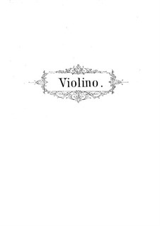 Вся симфония: Версия для фортепиано в четыре руки, скрипки и виолончели – партия скрипки by Людвиг ван Бетховен