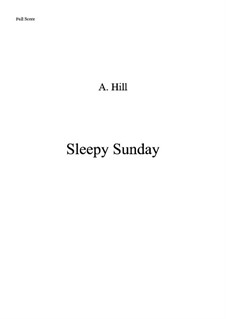 Sleepy Sunday: Sleepy Sunday by Angela Hill