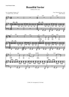 Beautiful Savior: Клавир с вокальной партией by folklore
