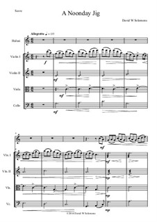 A Noonday Jig for hulusi (or flute) and strings: A Noonday Jig for hulusi (or flute) and strings by Дэвид Соломонс
