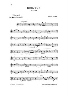 Bonjour: Bonjour by Франц Хитц