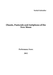 Chants, Pastorals and Antiphons of the New Moon: Chants, Pastorals and Antiphons of the New Moon by Naftali Schindler