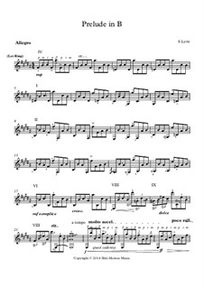 Prelude in B (No.4): Prelude in B (No.4) by Solomon Lytle