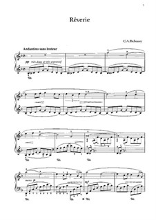 Rêverie, L.68: Для фортепиано by Клод Дебюсси