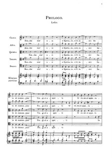 Амфипарнас: Proloque, Acts I-II, for voices, choir and piano by Орацио Векки