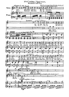Фрагменты: Акт I, No.6, для голосов и фортепиано by Джузеппе Верди