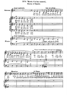 Фрагменты: Акт II, No.9, для голосов и фортепиано by Джузеппе Верди