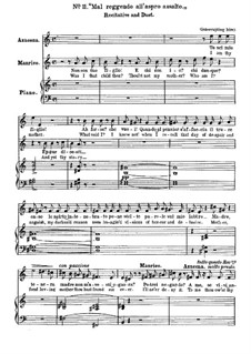 Фрагменты: Акт II, No.11, для голосов и фортепиано by Джузеппе Верди