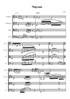 Чардаш: Чардаш, Op.11 No.3 by folklore