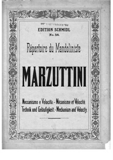 Répertoire du Mandoliniste - Mechanism and Velocity: Répertoire du Mandoliniste - Mechanism and Velocity by Giovanni Battista Marzuttini