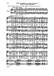 Фрагменты: Акт II No.13 Di Madride noi siam mattadori, для солистов, хора и фортепиано by Джузеппе Верди