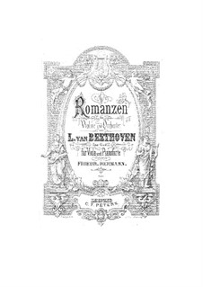 Романс для скрипки с оркестром No.1 соль мажор, Op.40: Версия для альта и фортепиано by Людвиг ван Бетховен