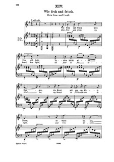 Пятнадцать романсов, Op.33: No.14 How Glad and Strong by Иоганнес Брамс