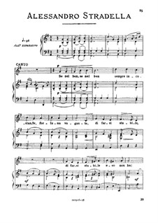 Se nel ben sempre incostante: High voice in G Major by Алессандро Страделла