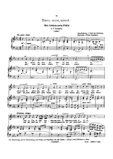 Begli occhi, mercè: Low voice in C Minor by Антонио Франческо Теналья