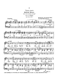 Альцина, HWV 34: Verdi prati, Low Voice in D Major by Георг Фридрих Гендель