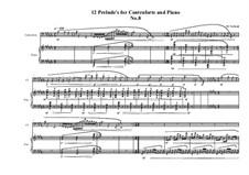 12 Prelude's for Contraforte and Piano: Prelude No.8, MVWV 749 by Maurice Verheul