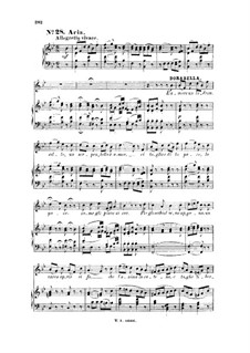 E amore un ladroncello: For mezzo and piano by Вольфганг Амадей Моцарт