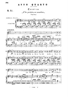 L'ho perduta, me meschina (I Lost it, Poor Me): For soprano or mezzo and piano by Вольфганг Амадей Моцарт