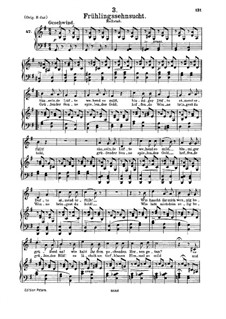 No.3 Весенние упования: Для среднего голоса и фортепиано by Франц Шуберт