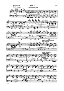 Фрагменты: Акт II, для голосов и фортепиано by Рихард Вагнер