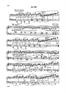 Фрагменты: Акт III, для голосов и фортепиано by Рихард Вагнер