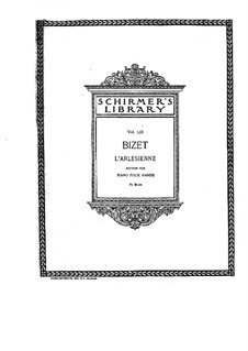 Сюита I: Для фортепиано в 4 руки by Жорж Бизе