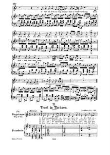 Trost in Tränen (Consolation in Tears), D.120: Для среднего голоса и фортепиано by Франц Шуберт