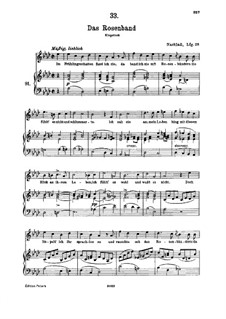 Гирлянда роз, D.280: Для высокого голоса и фортепиано by Франц Шуберт