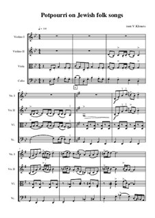 Попурри на темы еврейских народных песен: Партитура, Op.5 No.3 by folklore