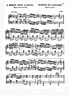 Ветерок из Алабамы: Для фортепиано by Скотт Джоплин