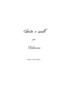 Suite in e minor: Suite in e minor by Dubuisson