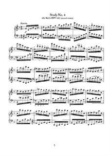 Пять упражнений на темы произведений разных композиторов: Упражнение No.4 by Иоганнес Брамс