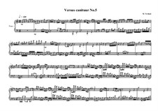 Versus canitur for piano solo 'a Glenn Gould study': No.5, MVWV 740 by Maurice Verheul