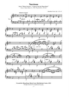 Water Scenes, Op.13: No.4 Narcissus by Ethelbert Woodbridge Nevin