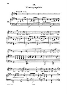 No.3 Встреча в лесу: Для среднего голоса и фортепиано by Роберт Шуман