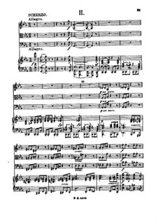 Фортепианный квартет No.3 до минор, Op.60: Часть II by Иоганнес Брамс