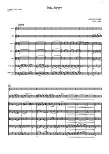 Pieta Signore: For tenor, solo oboe and strings - score by Алессандро Страделла