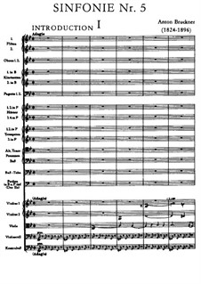 Симфония No.5 си-бемоль мажор, WAB 105: Часть I by Антон Брукнер