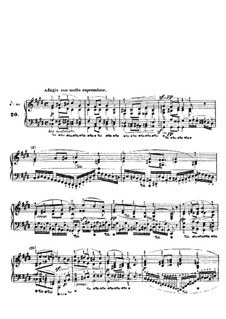 Двадцать четыре этюда для фортепиано, Op.70: No.20 by Игнац Мошелес