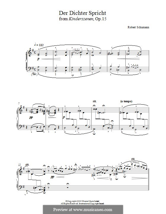 No.13 Поэт говорит: Для фортепиано by Роберт Шуман