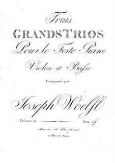 Три больших фортепианных трио, Op.23: Весь сборник by Йозеф Вёльфль